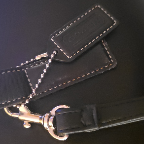 Coach 2000 Hampton Black Leather Doctor's Bag Satchel 💕 - Picture 8 of 16